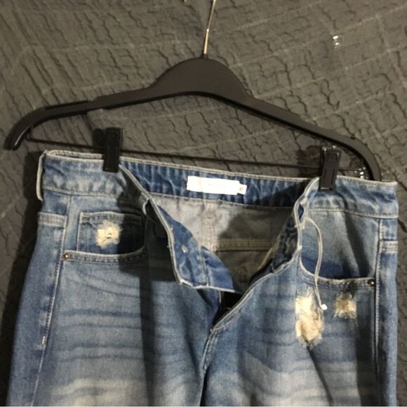 Hidden Distressed Cuffed Jeans  Size 27 - Picture 4 of 10